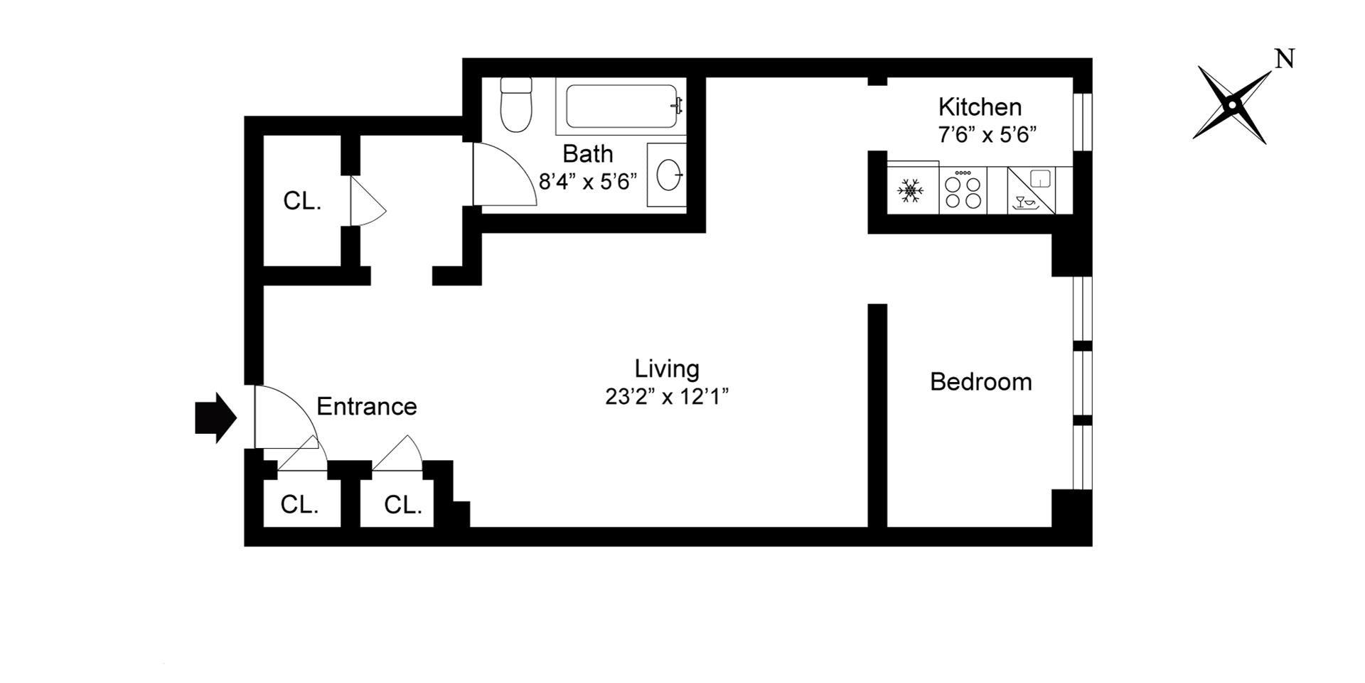 Floorplan for 220 Madison Avenue, 9O