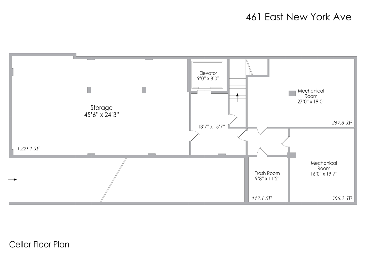Floorplan for 461 East New York Avenue, FL0FL1FL2