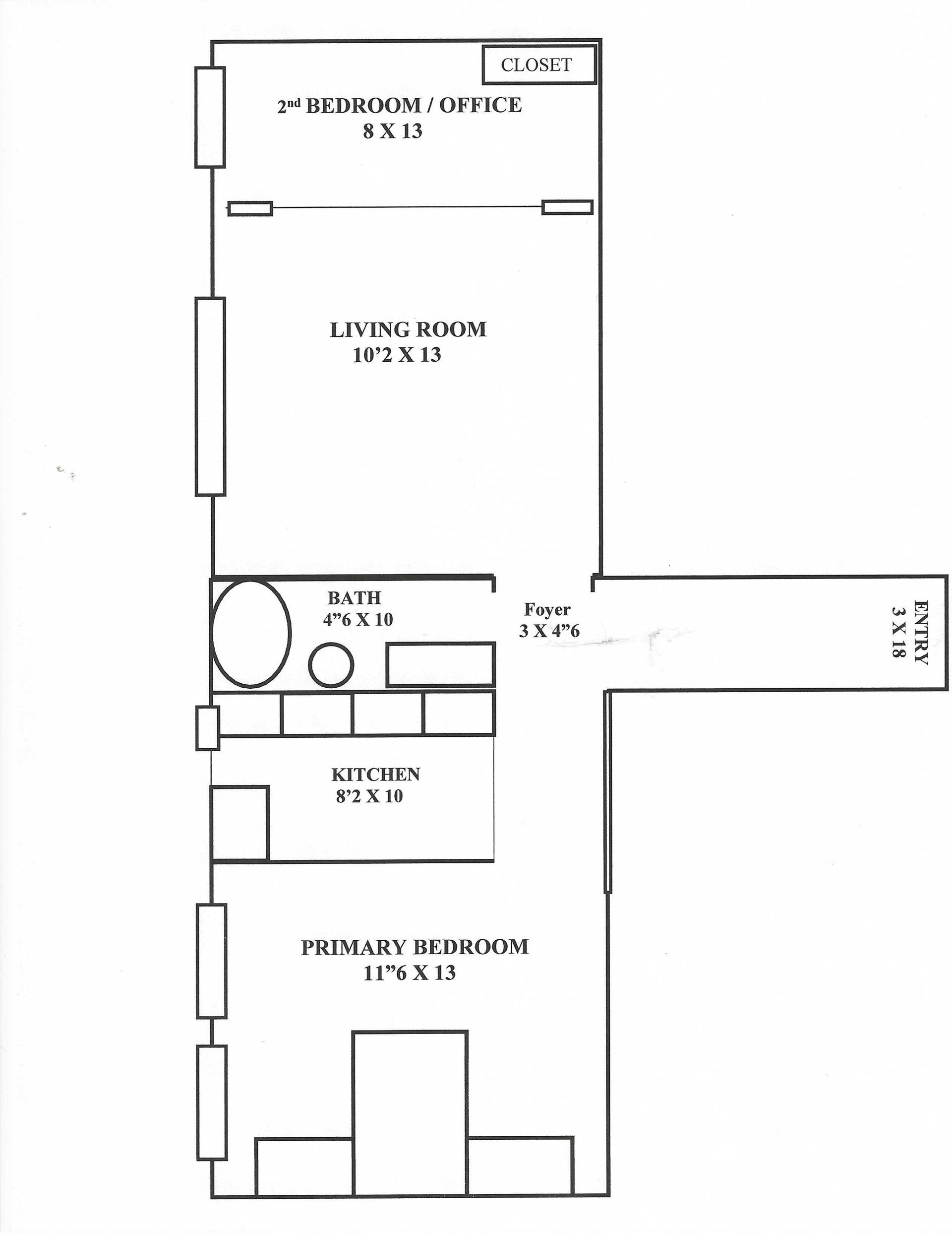 Floorplan for 509 West 122nd Street, 14