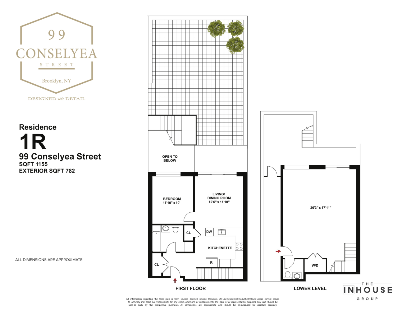 Floorplan for 99 Conselyea Street, 1B