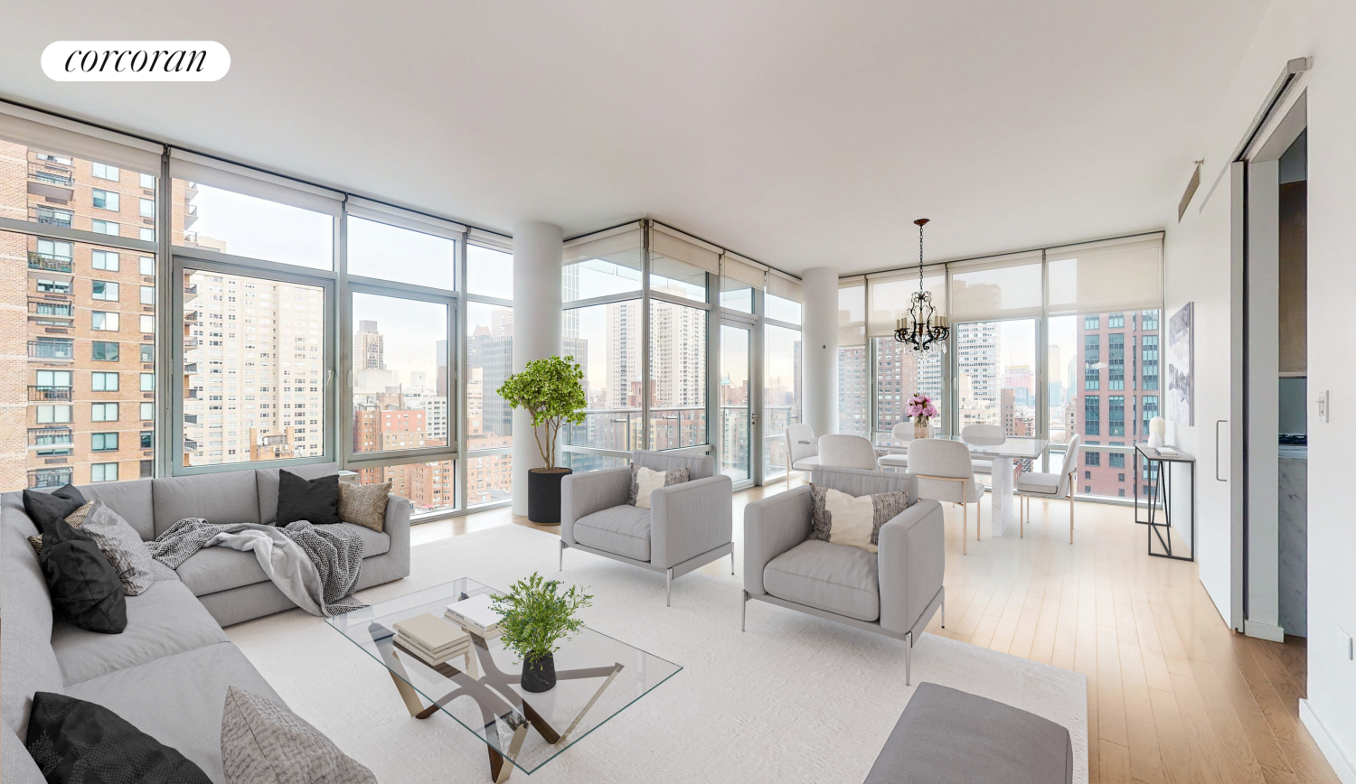 310 East 53rd Street 20A, Turtle Bay, Midtown East, NYC - 2 Bedrooms  
2.5 Bathrooms  
5 Rooms - 