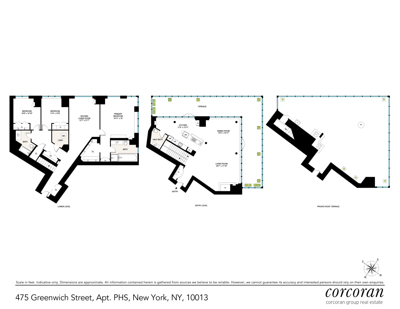 Floorplan for 475 Greenwich Street, PHS