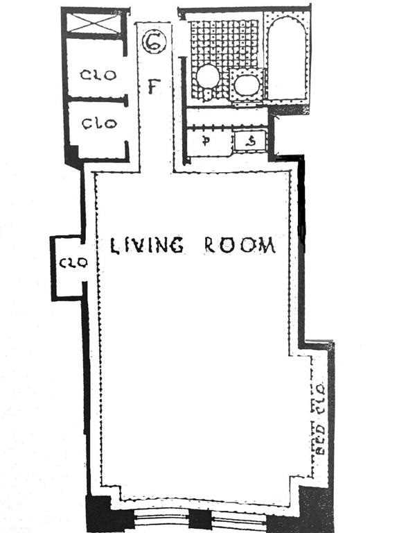 Floorplan for 320 East 42nd Street, 1906