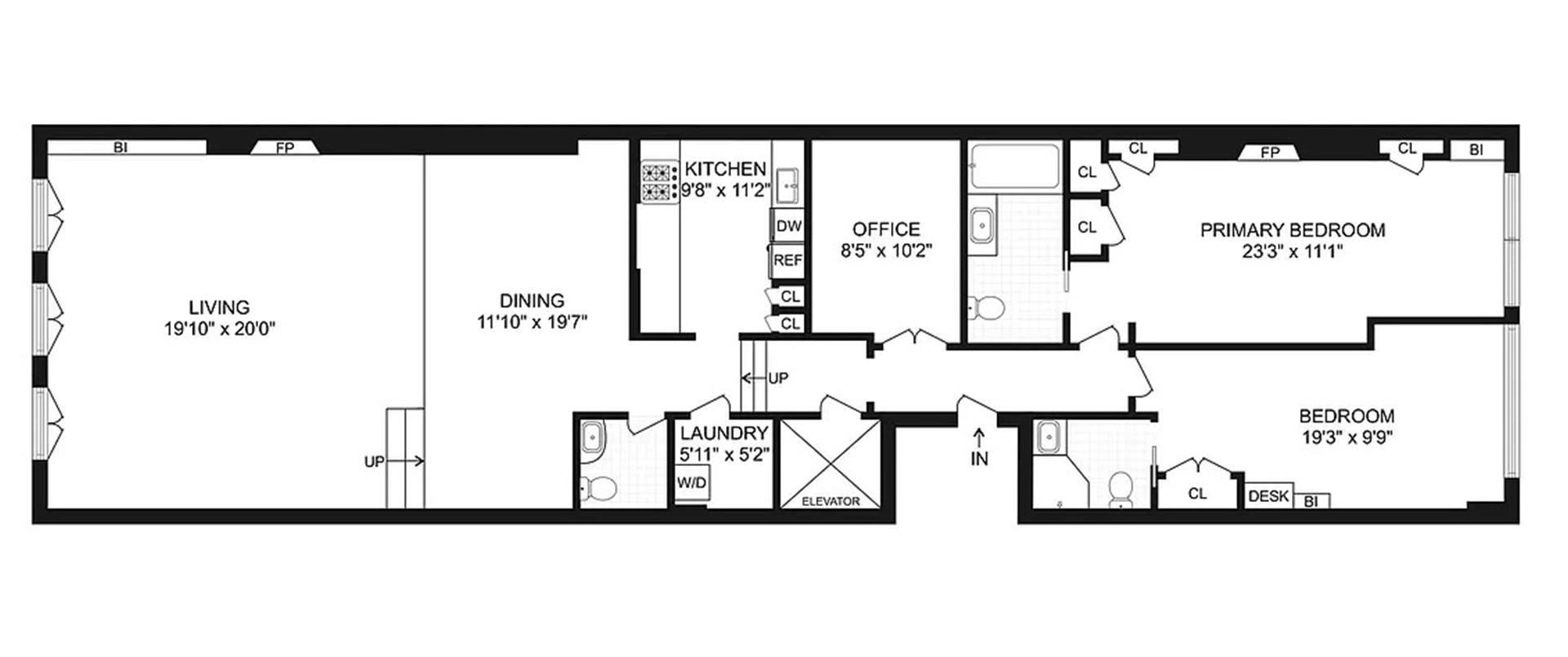 Floorplan for 6 East 68th Street, 2