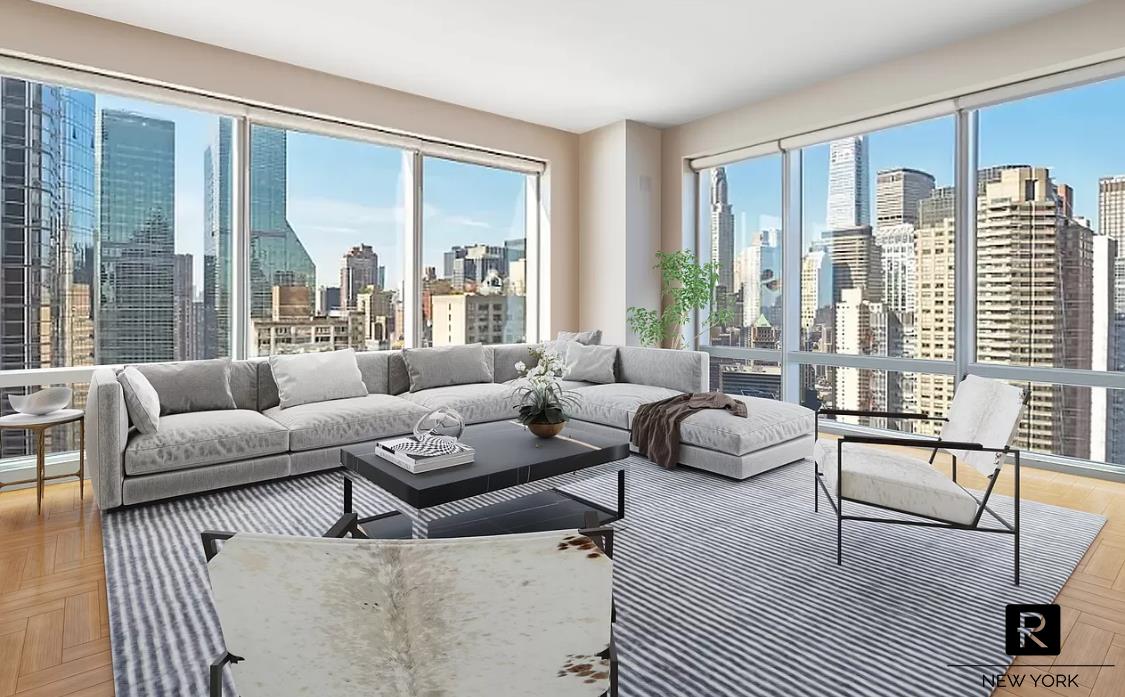 845 United Nations Plaza 36-C, Turtle Bay, Midtown East, NYC - 2 Bedrooms  
3 Bathrooms  
5 Rooms - 