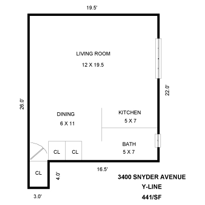 3400 SNYDER Avenue, New York, NY 11203, 1 Room Rooms,1 BathroomBathrooms,Residential,For Sale,SNYDER,RPLU-5122809860