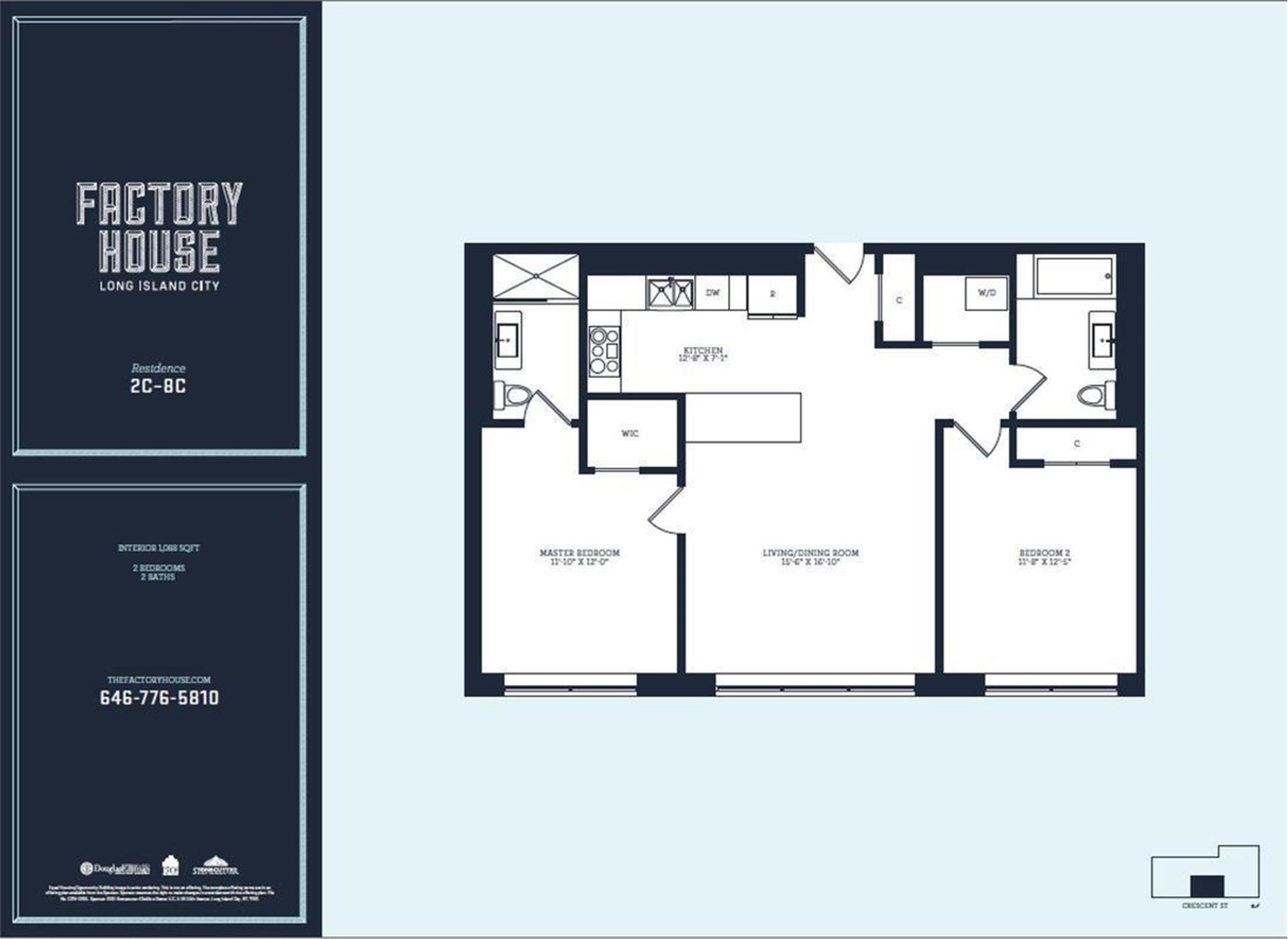 Floorplan for 42-60 Crescent Street