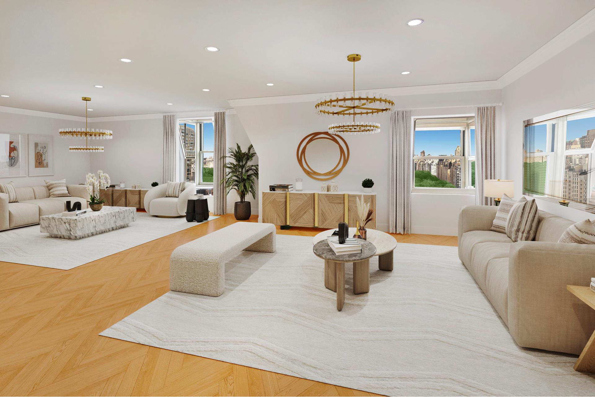 1 Central Park 1703, Central Park South, Midtown West, NYC - 2 Bedrooms  
2.5 Bathrooms  
5 Rooms - 