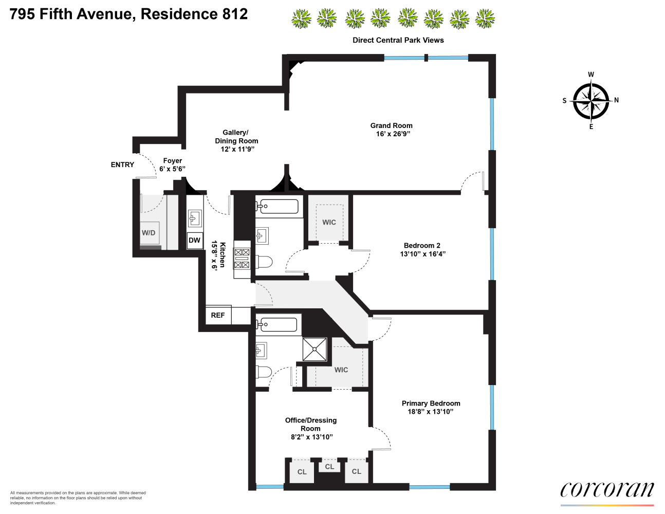 Floorplan for 795 5th Avenue, 812