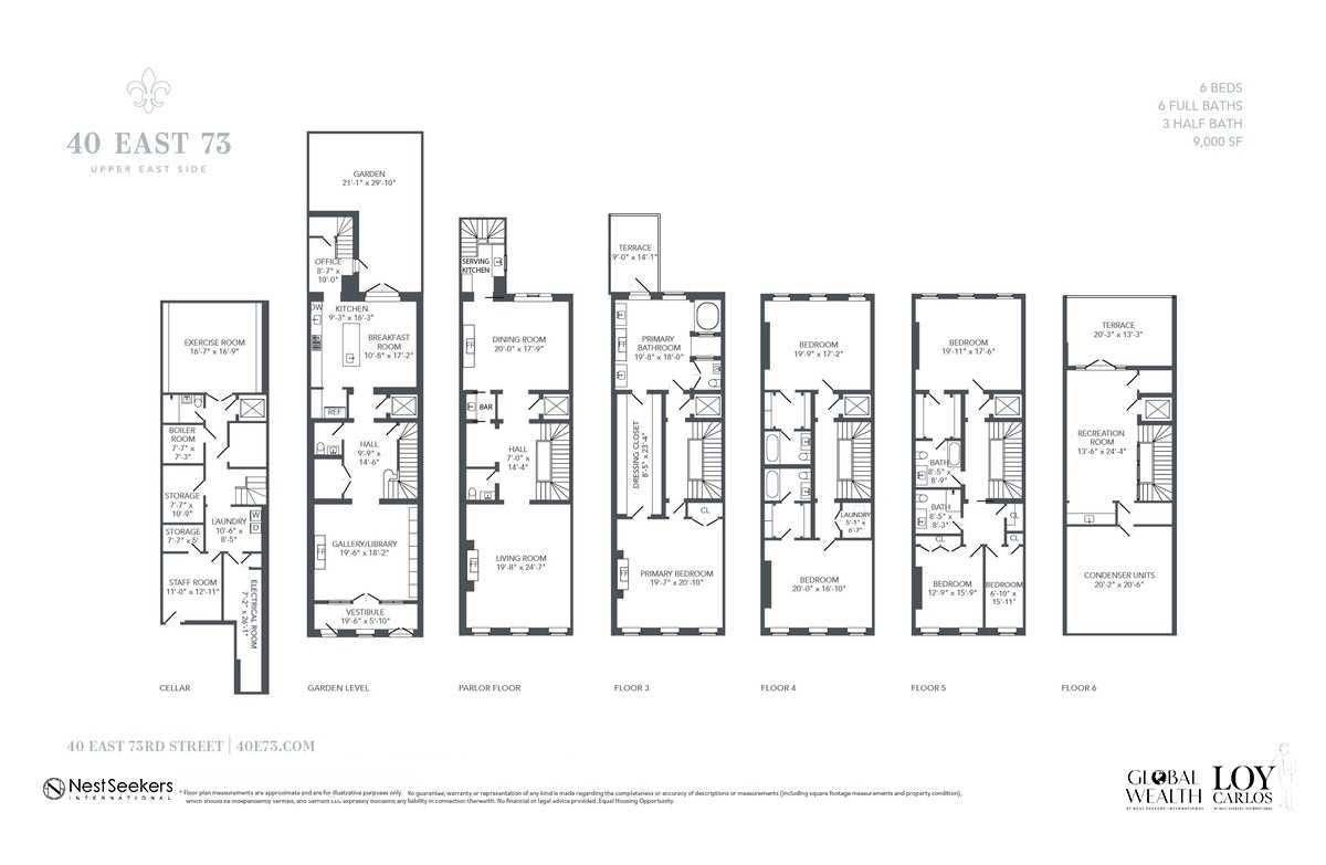 Floorplan for 40 East 73rd Street
