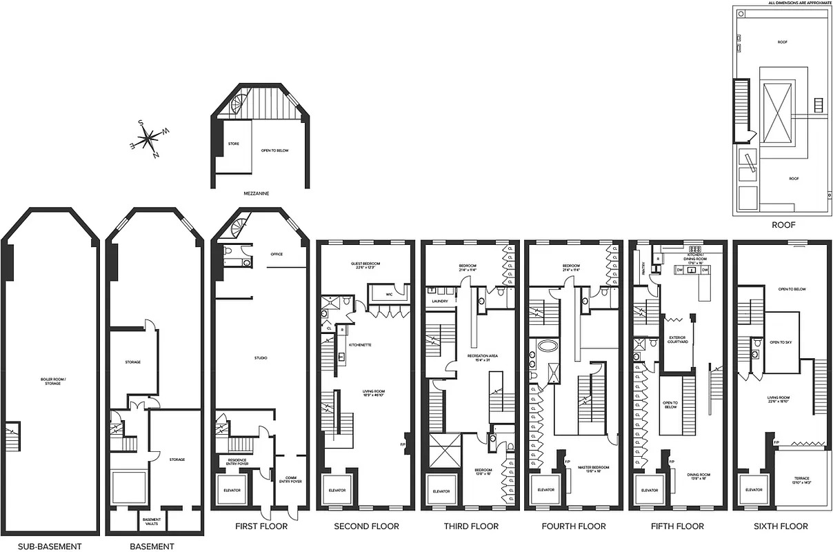 Floorplan for 75 Warren Street, 1
