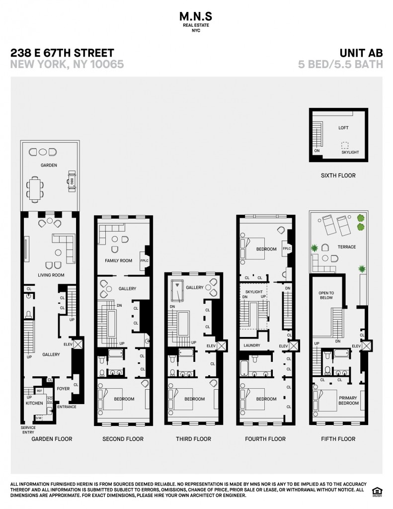 Floorplan for 238 East 67th Street, 238-AB