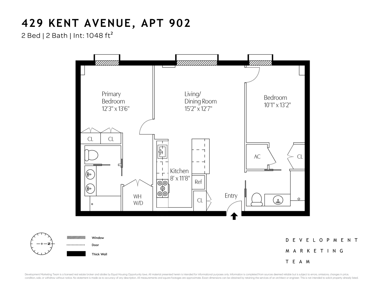 Floorplan for 429 Kent Avenue, 902