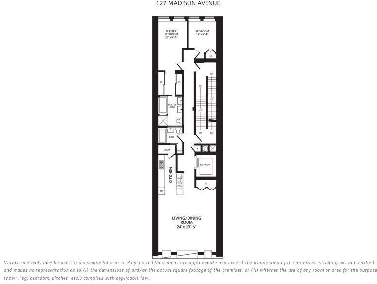 Floorplan for 127 Madison Avenue, 2A