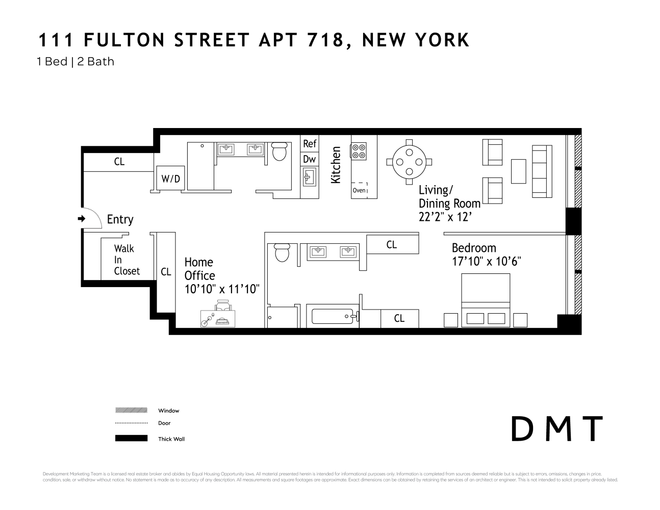 Floorplan for 111 Fulton Street, 718