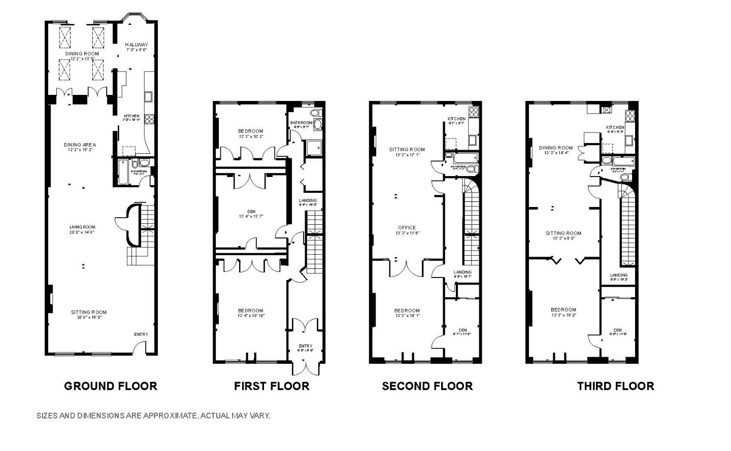 Floorplan for 75 2nd Place