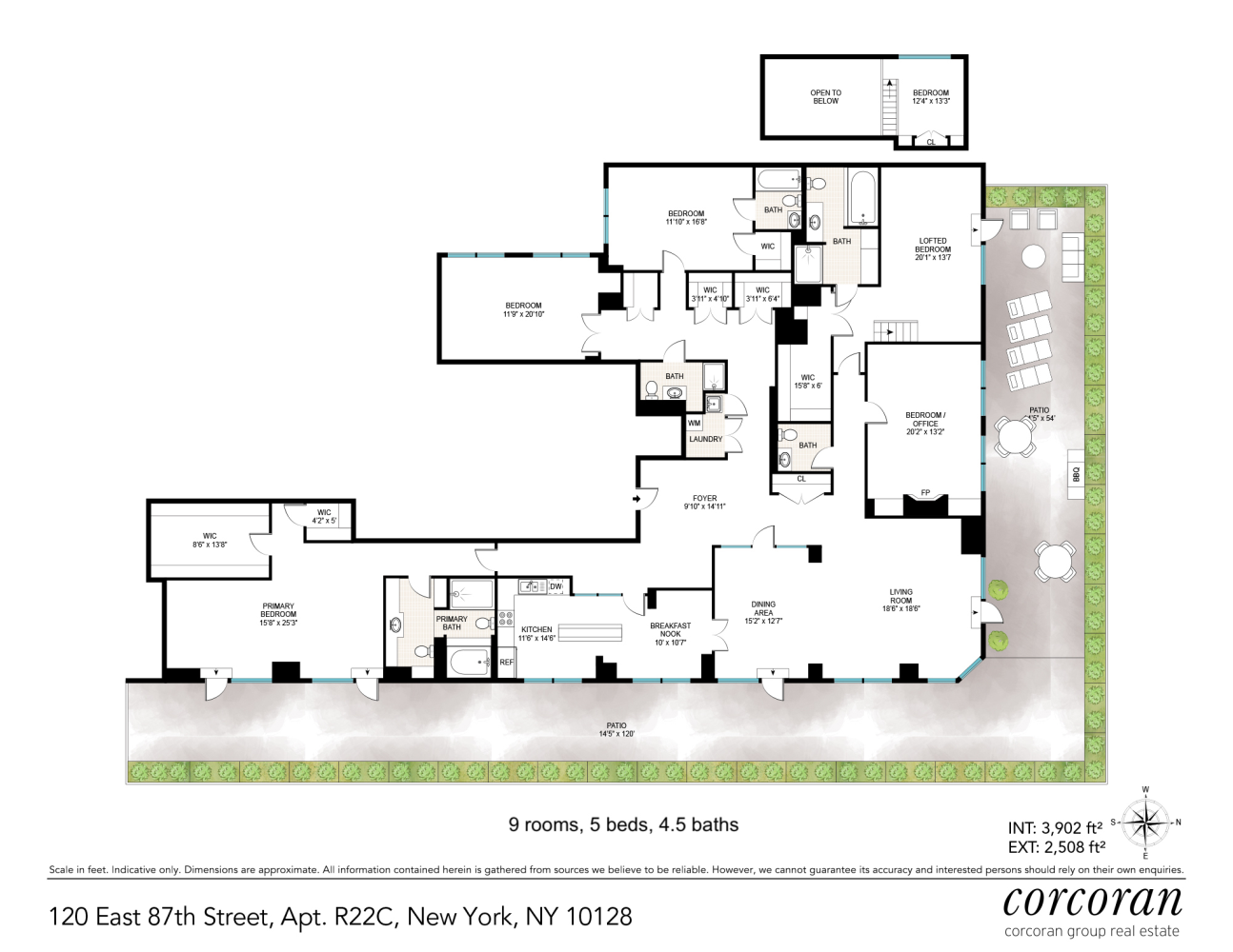Floorplan for 120 East 87th Street, R22C