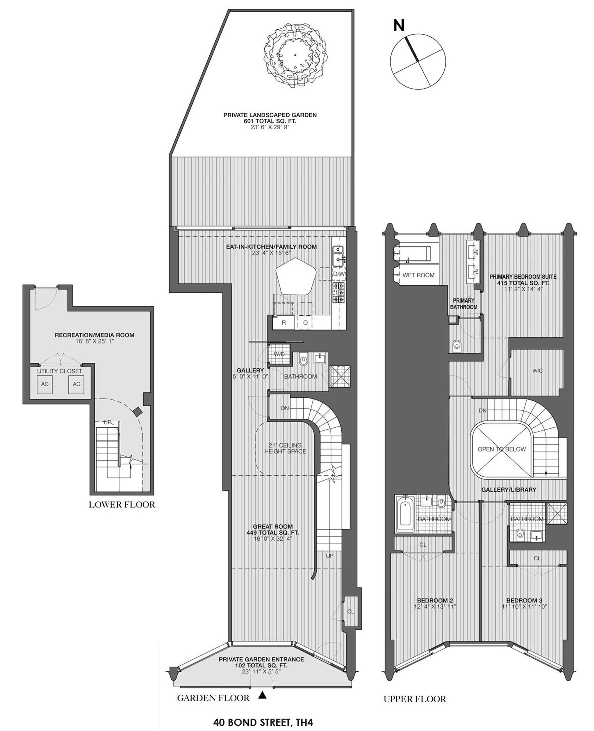 Floorplan for 40 Bond Street, TH4