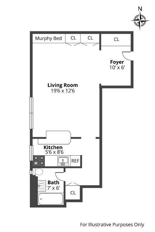Floorplan for 349 East 49th Street, 6A