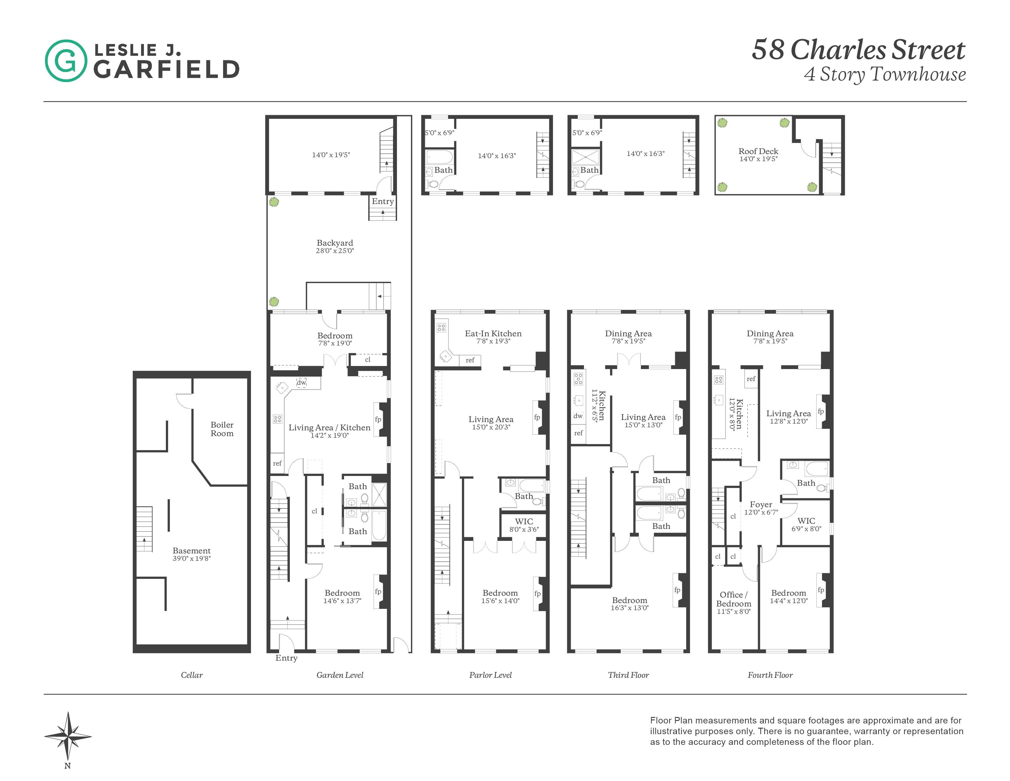 Floorplan for 58 Charles Street
