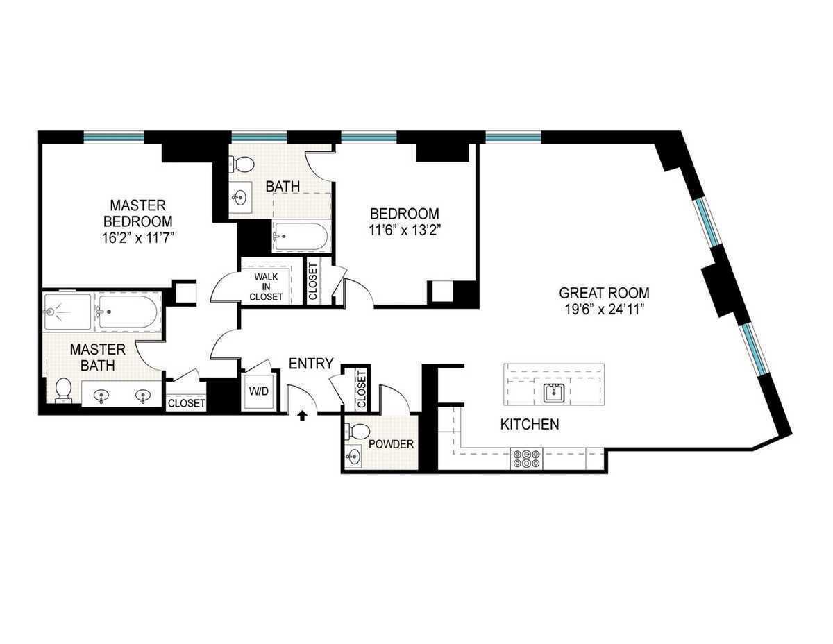 Floorplan for 100 Barclay Street, 15K