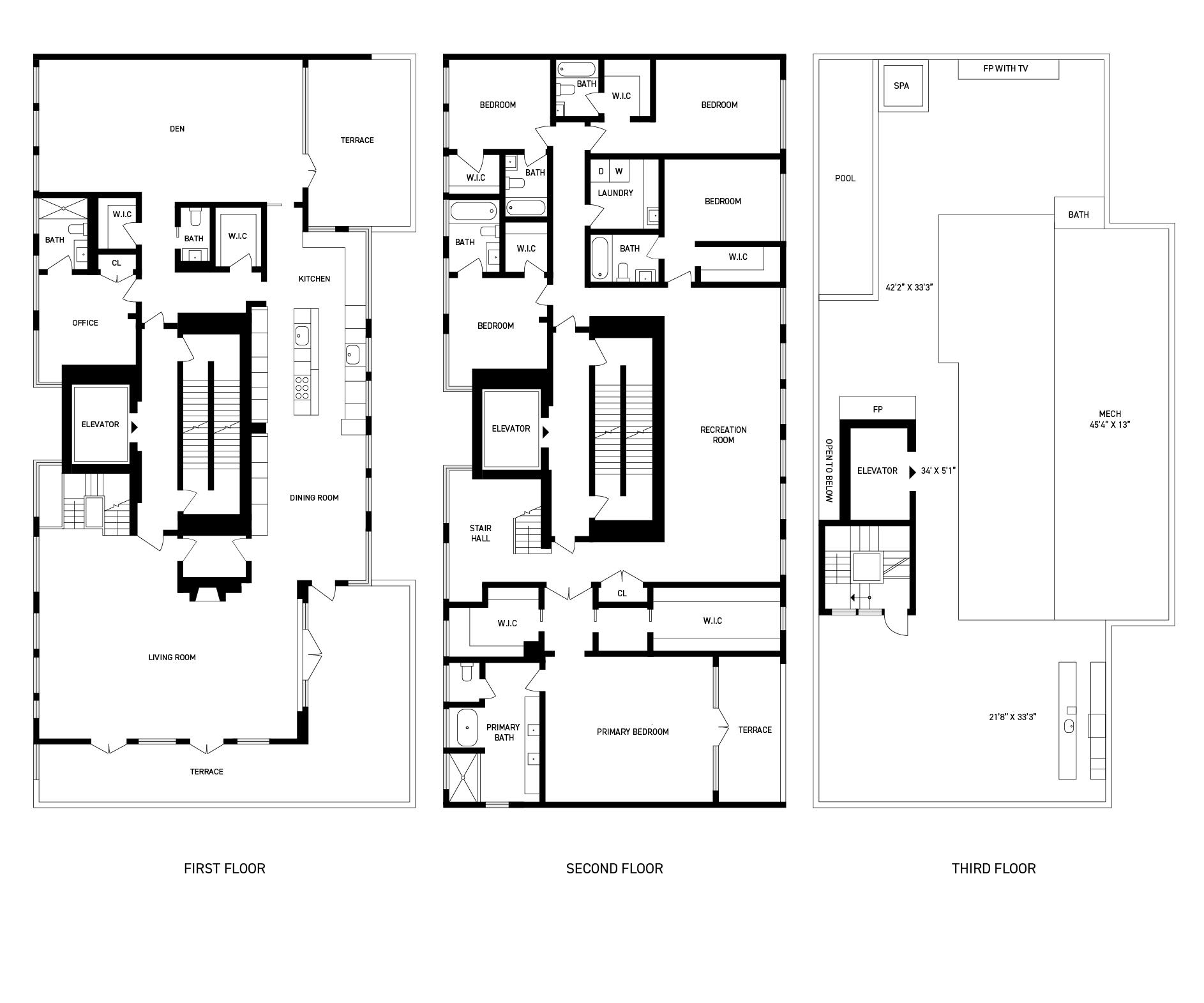 Floorplan for 24 Leonard Street, PH