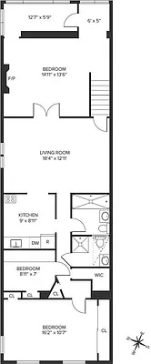 Floorplan for 2446 Bedford Avenue, 4A