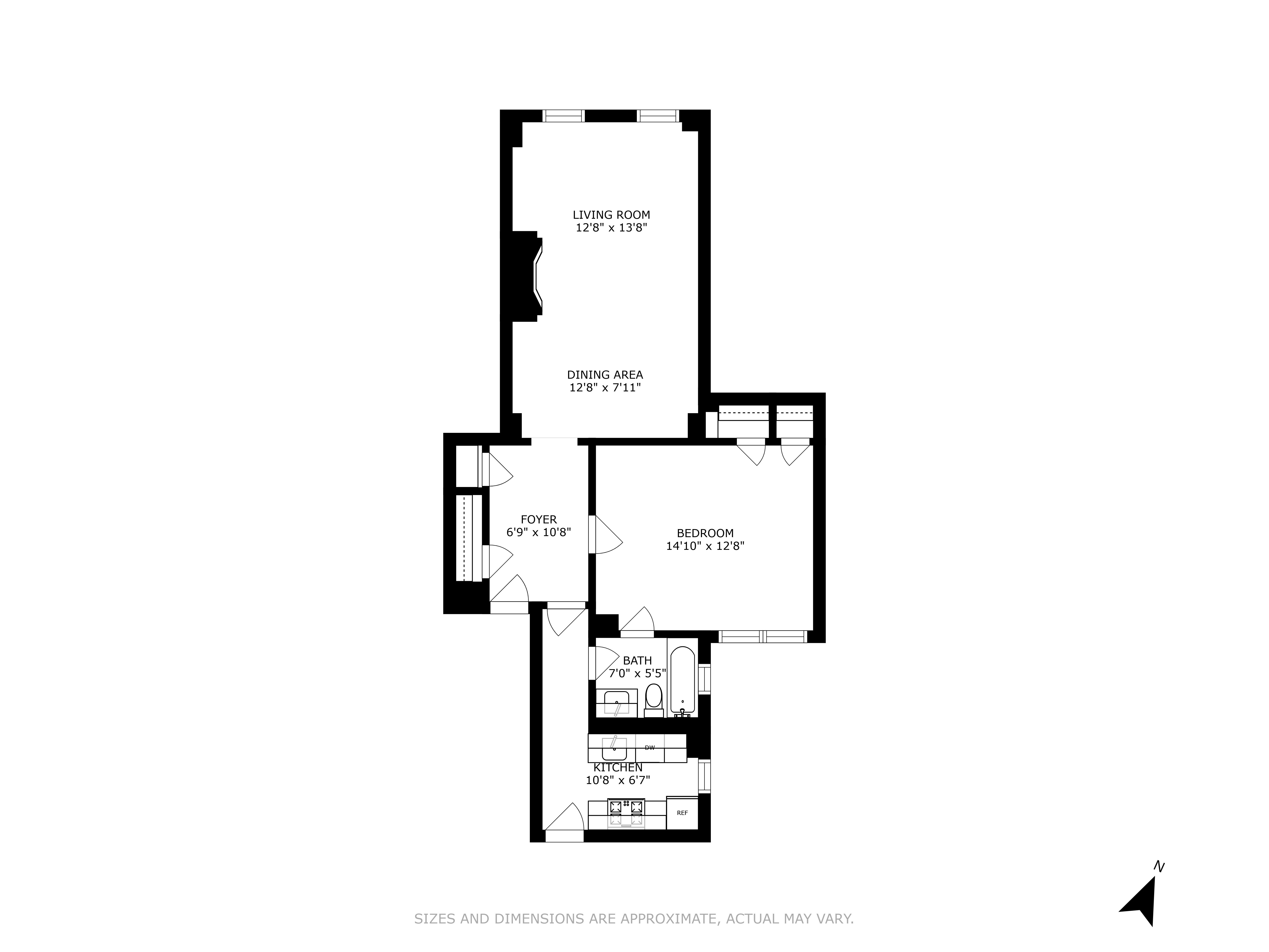 Floorplan for 400 East 59th Street, 2D