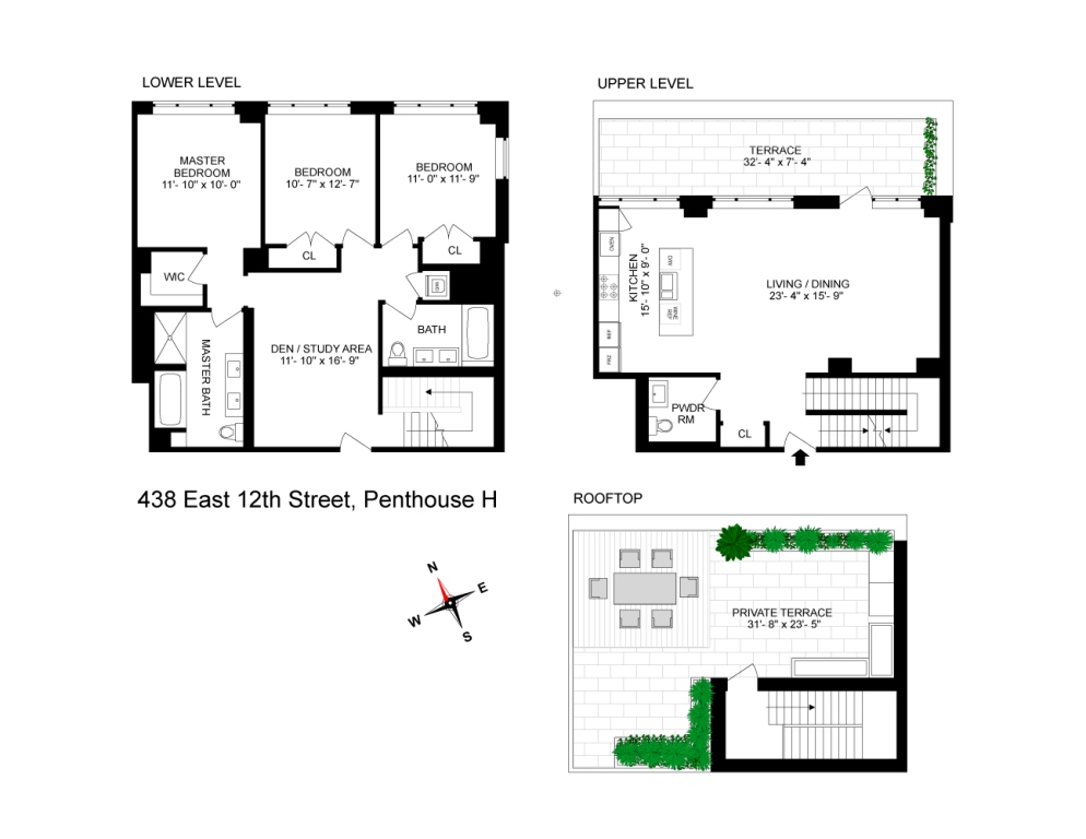 Floorplan for 438 East 12th Street, PHH