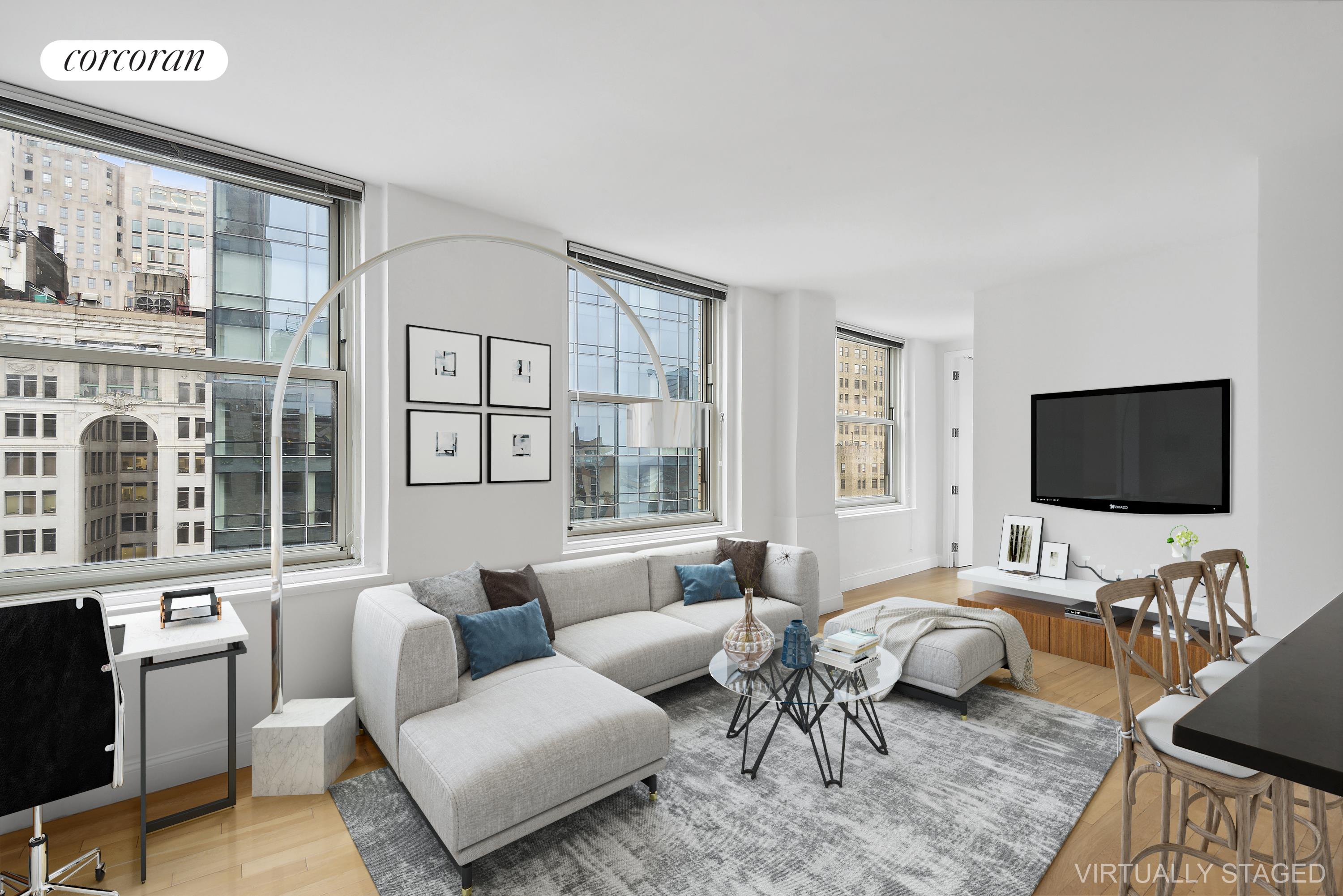 Photo 1 of 88 Greenwich Street 2306, Financial District, NYC, $920,000, Web #: 1058373336