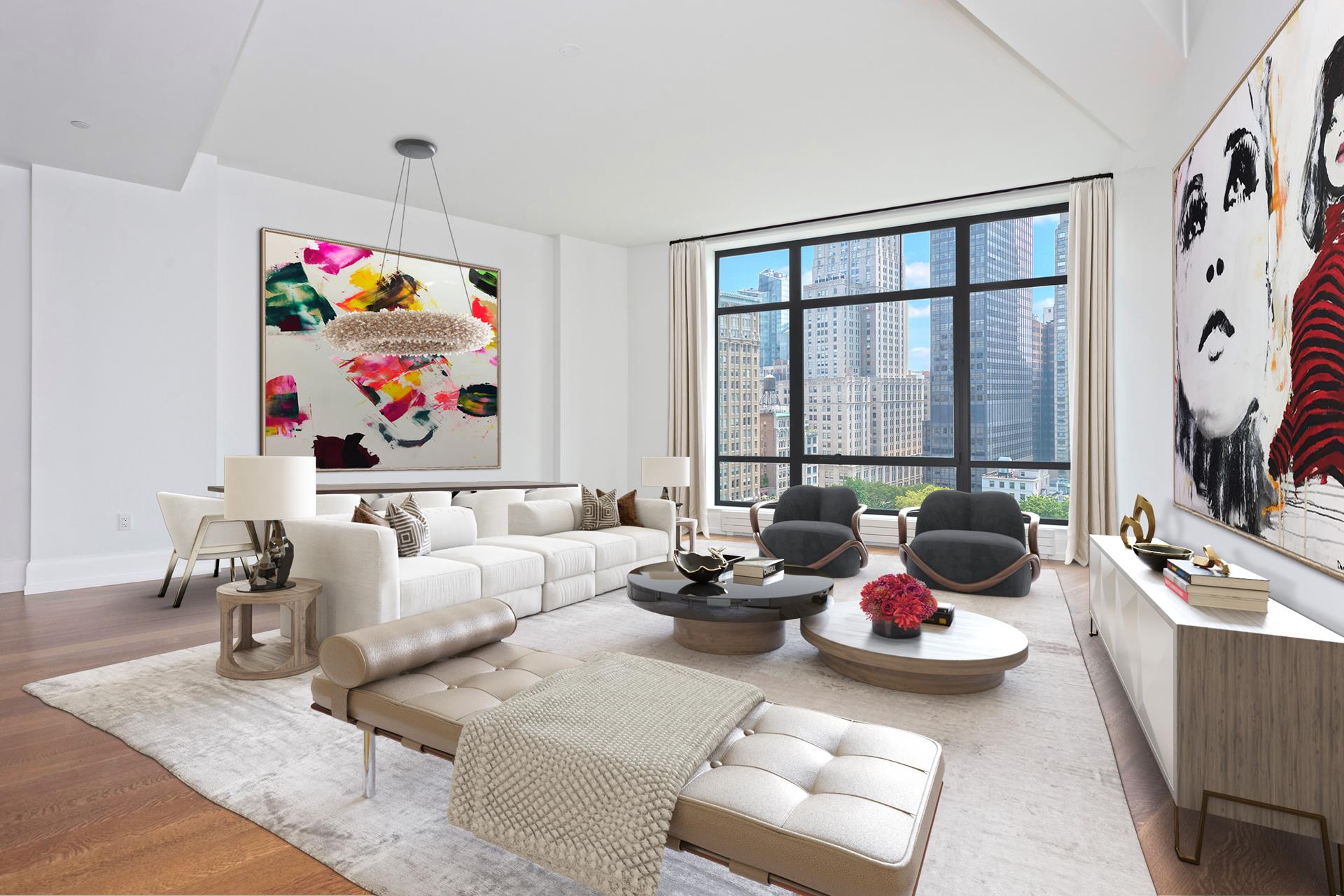 10 Madison Square 14F, Flatiron, Downtown, NYC - 4 Bedrooms  
4.5 Bathrooms  
7 Rooms - 