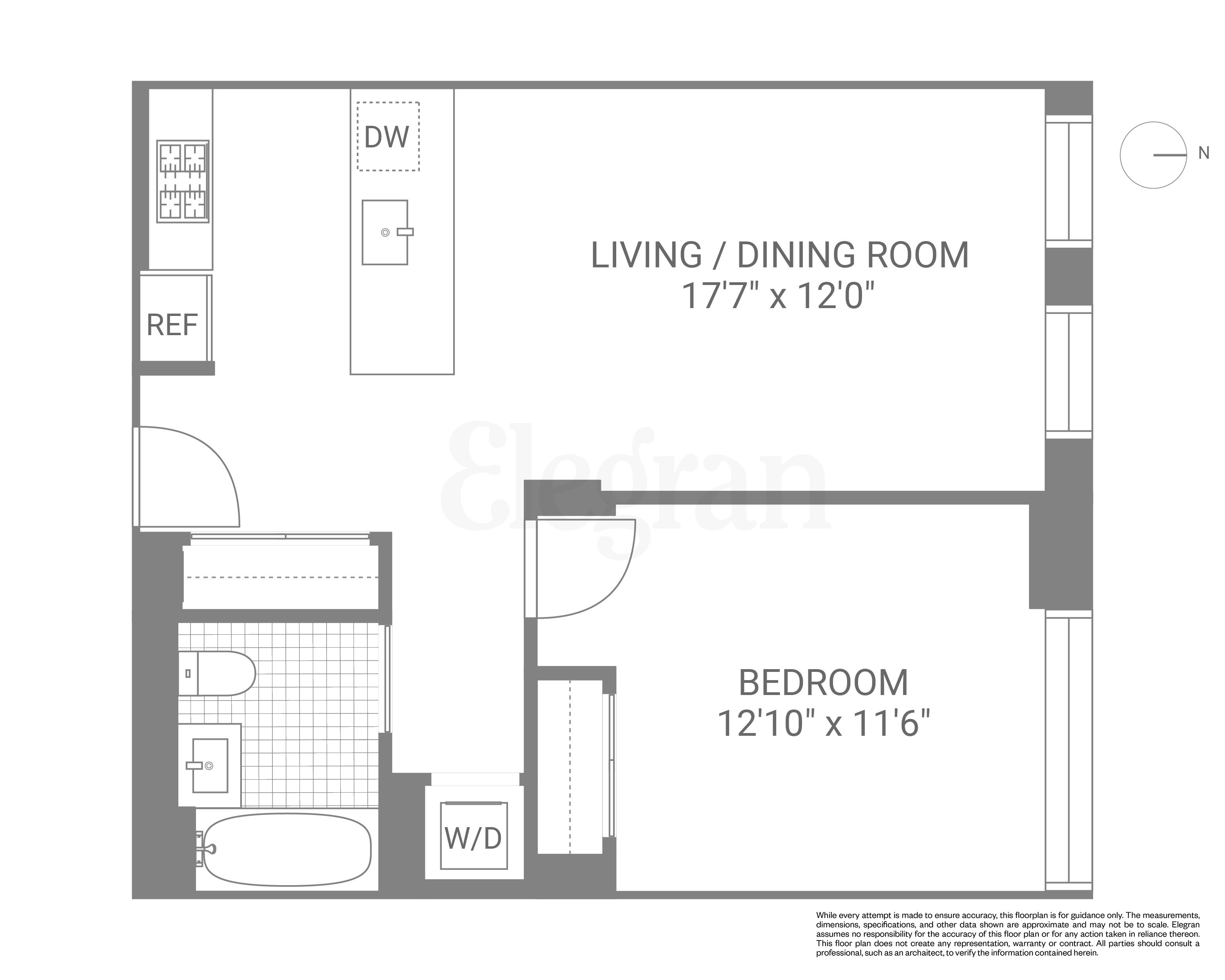Floorplan for 10 Lenox Avenue, 5-A