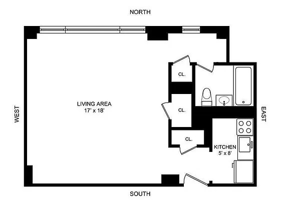 Floorplan for 139 East 33rd Street, 1O