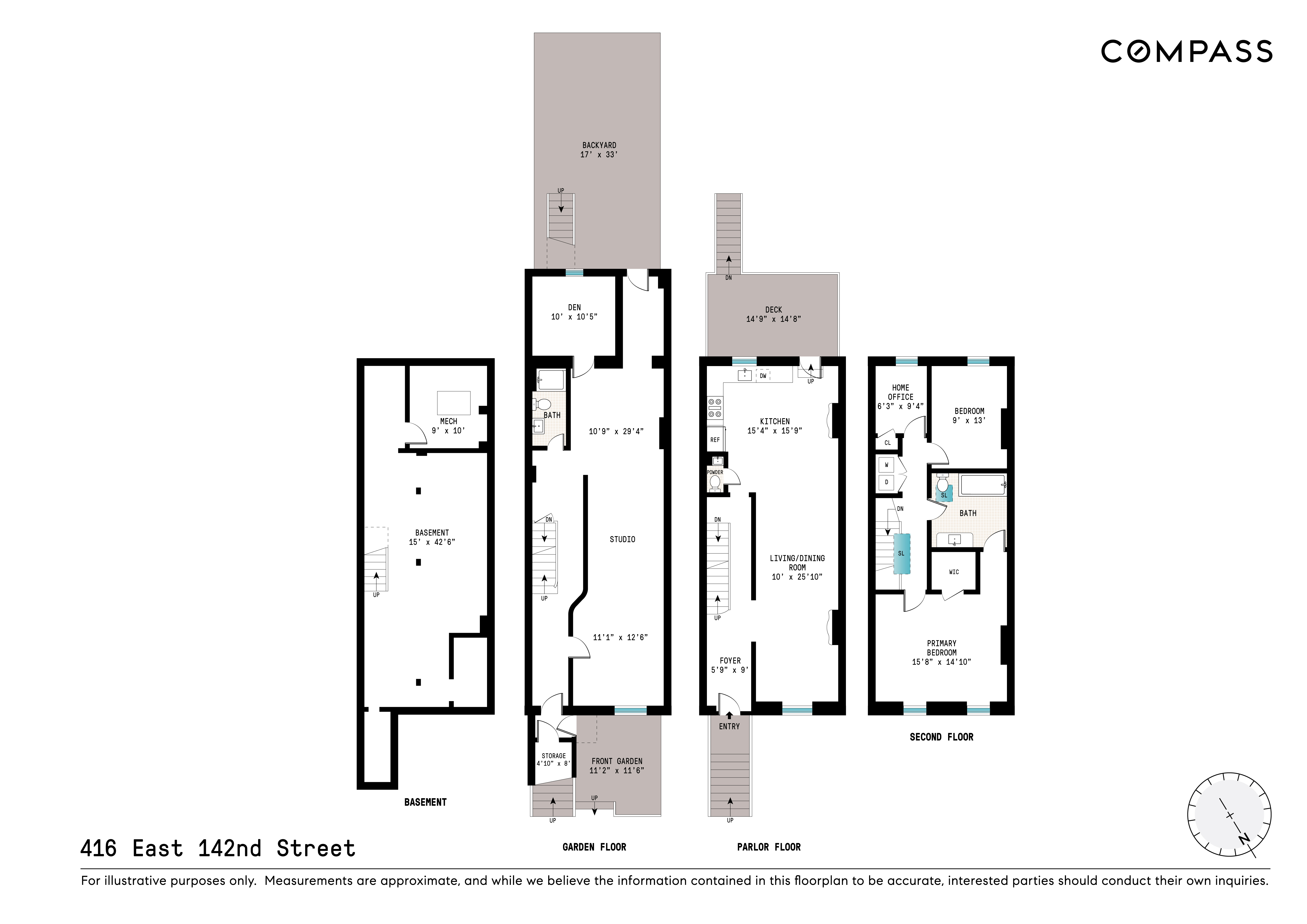 Floorplan for 416 East 142nd Street, 1F