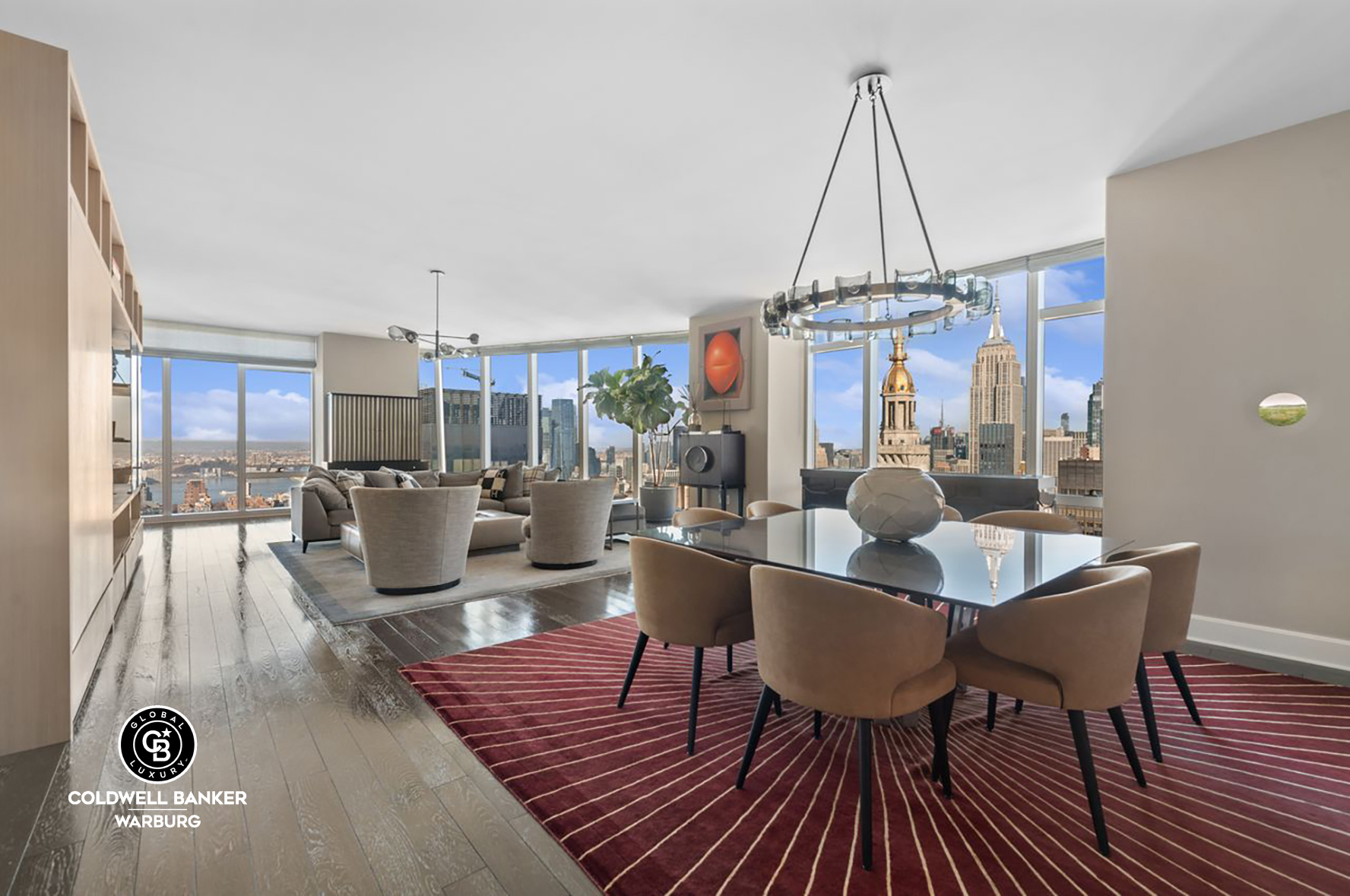 45 East 22nd Street 57th Floor, Flatiron, Downtown, NYC - 4 Bedrooms  
4.5 Bathrooms  
7 Rooms - 