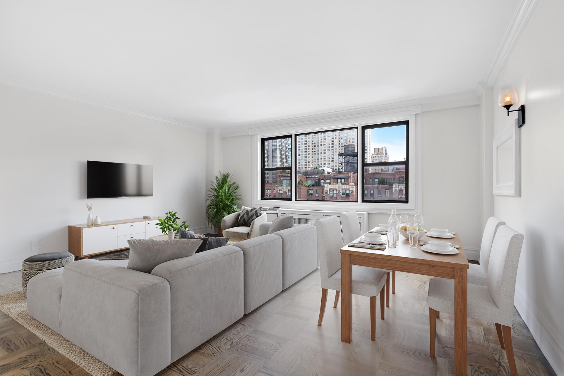 345 East 52nd Street 12A, Turtle Bay, Midtown East, NYC - 2 Bedrooms  
2 Bathrooms  
6 Rooms - 