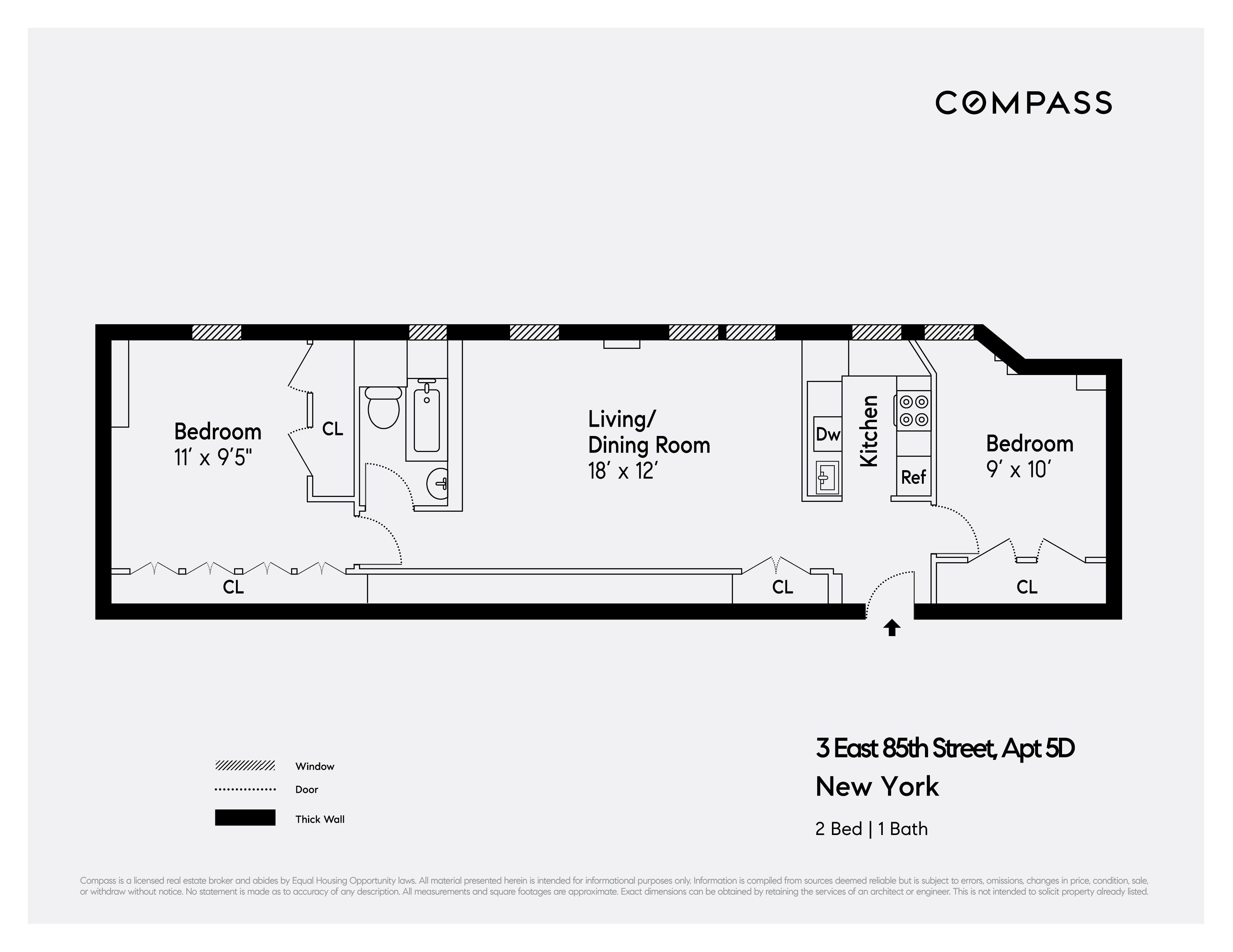 Floorplan for 3 East 85th Street, 5D