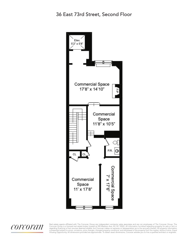 Floorplan for 36 East 73rd Street