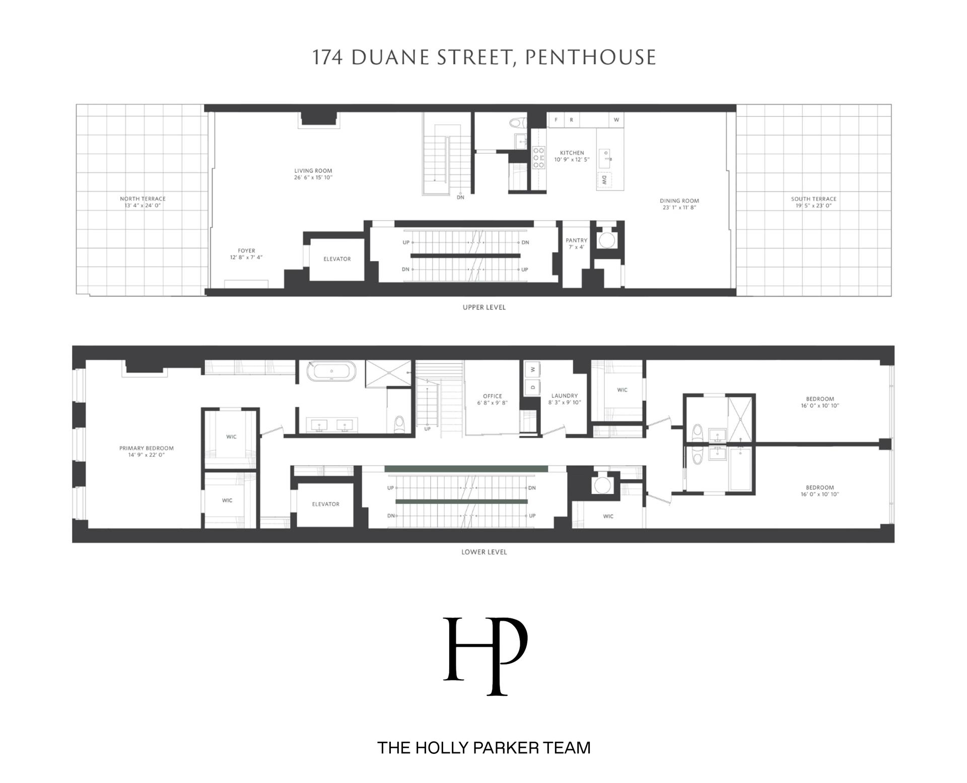 Floorplan for 174 Duane Street, PHA