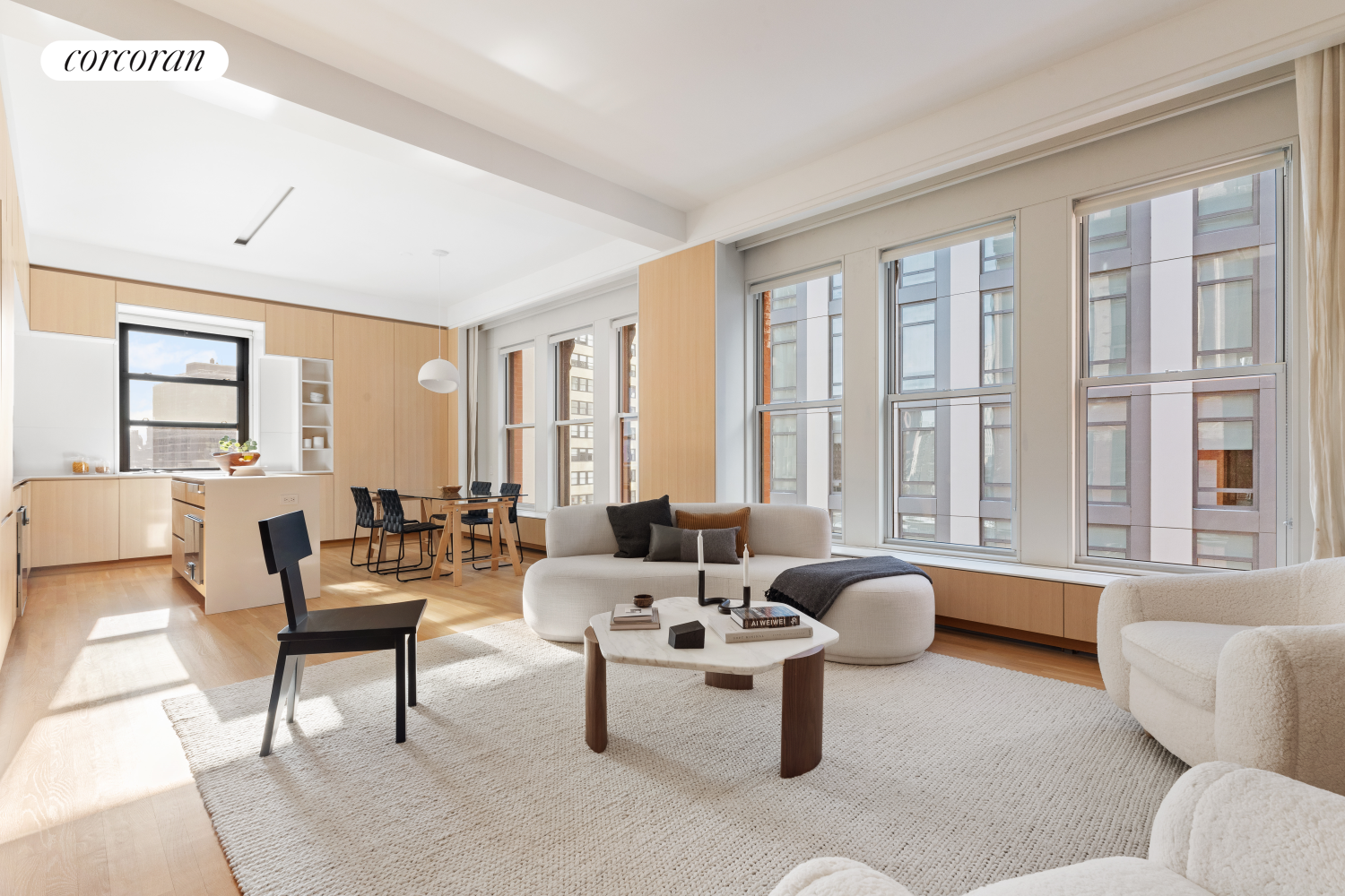 140 Nassau Street 10B, Lower Manhattan, Downtown, NYC - 2 Bedrooms  
2 Bathrooms  
5 Rooms - 