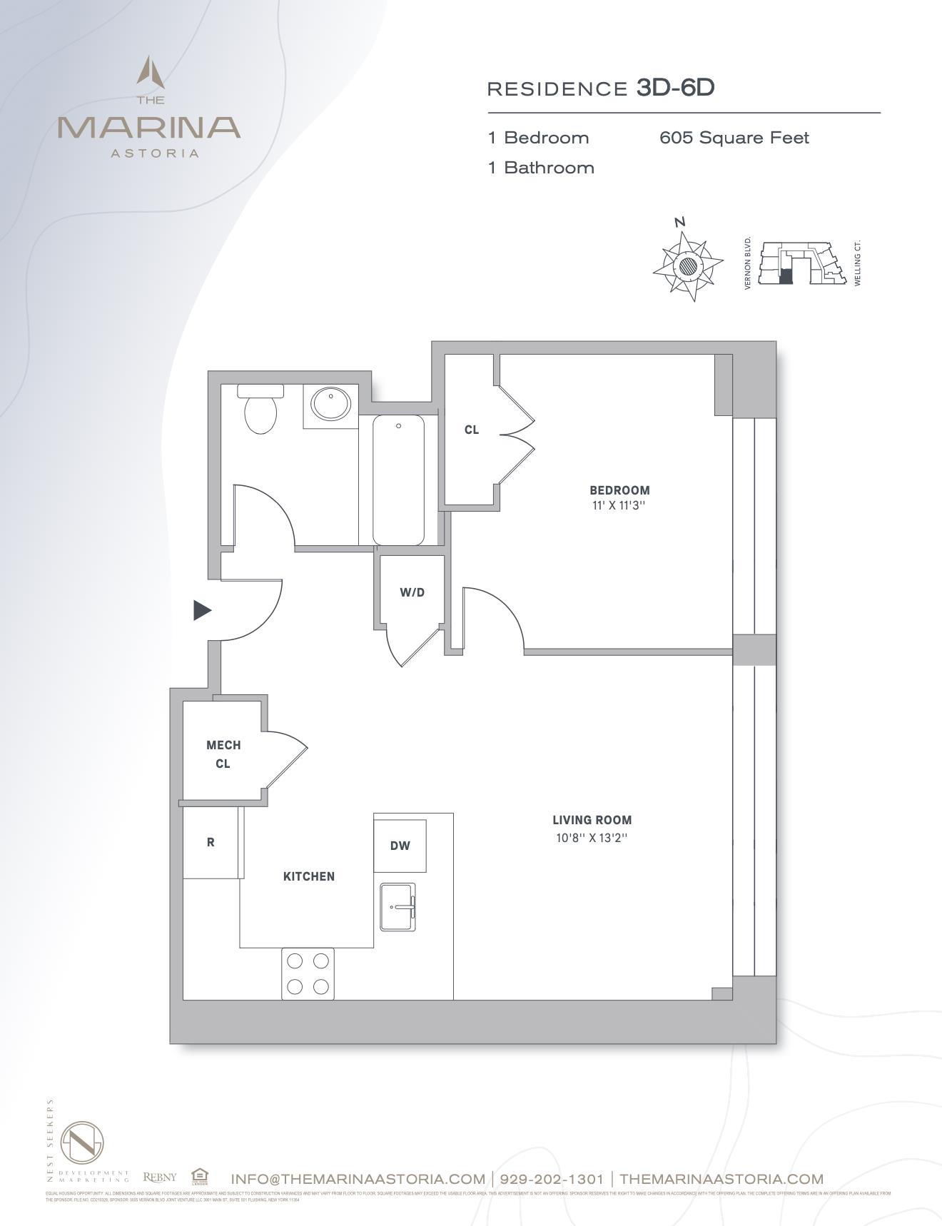 Floorplan for 30-05 Vernon Boulevard