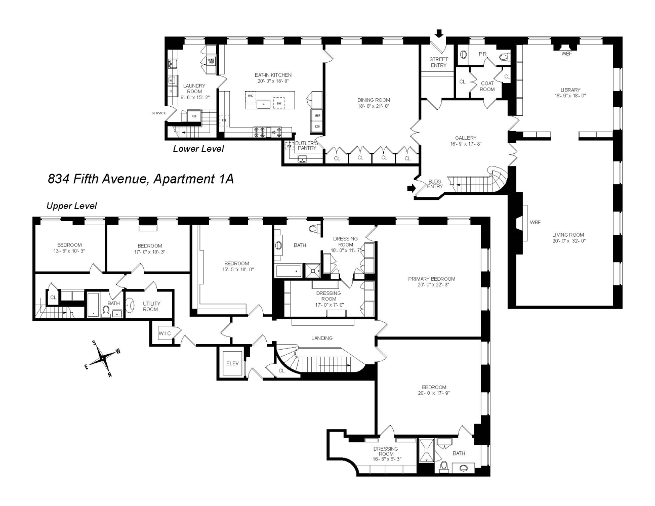 Floorplan for 834 5th Avenue, MAIS/A