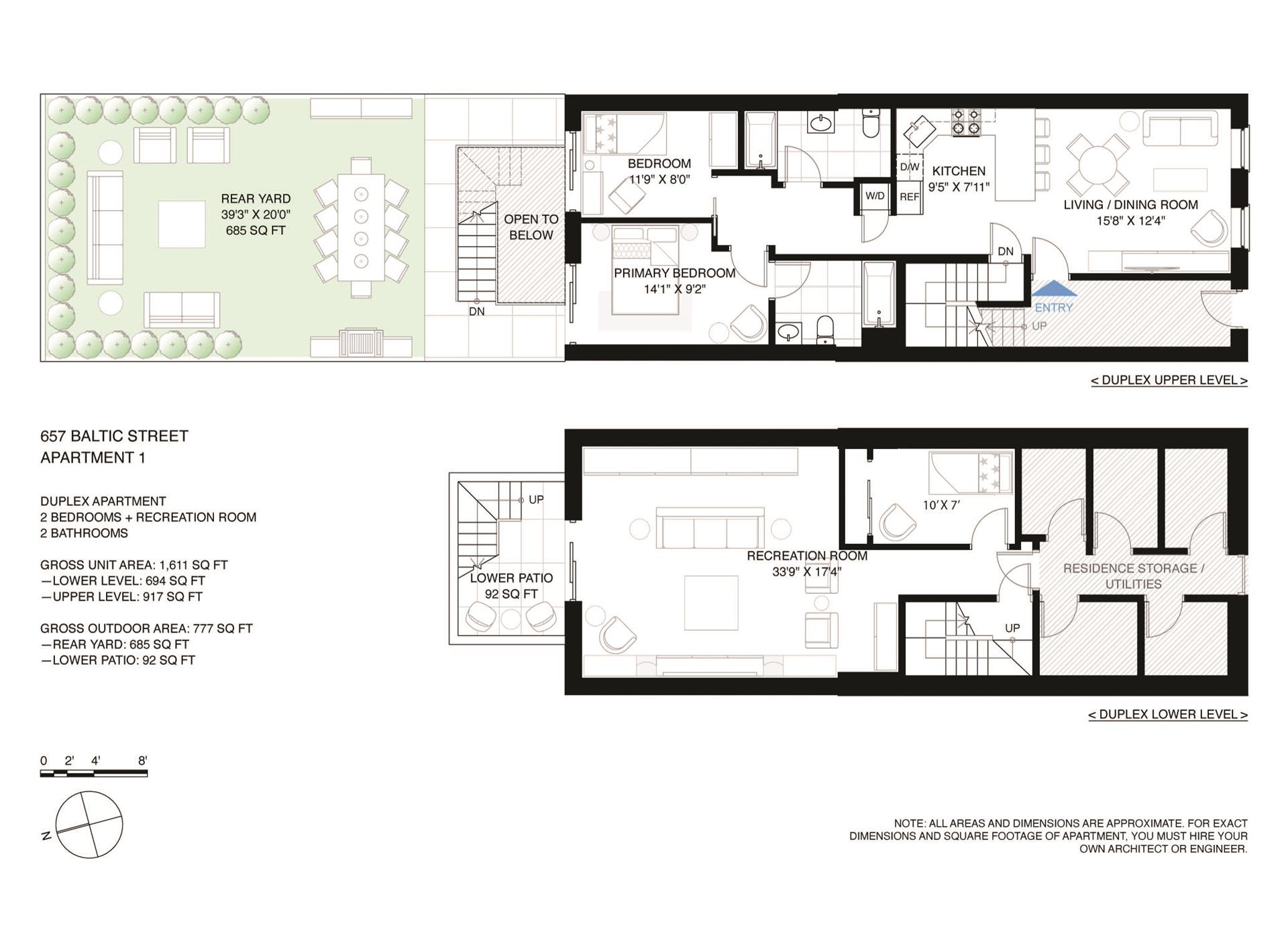 Floorplan for 657 Baltic Street, 1