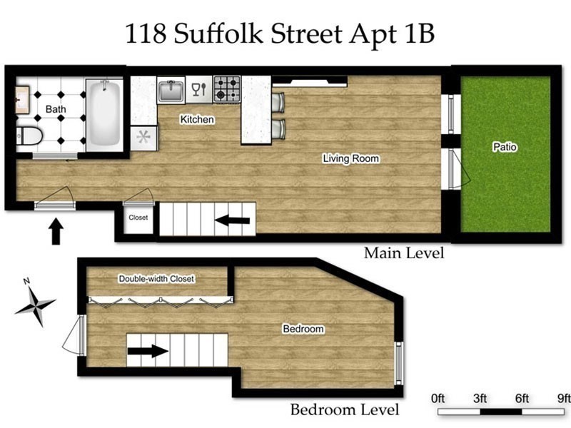 Floorplan for 118 Suffolk Street, B1