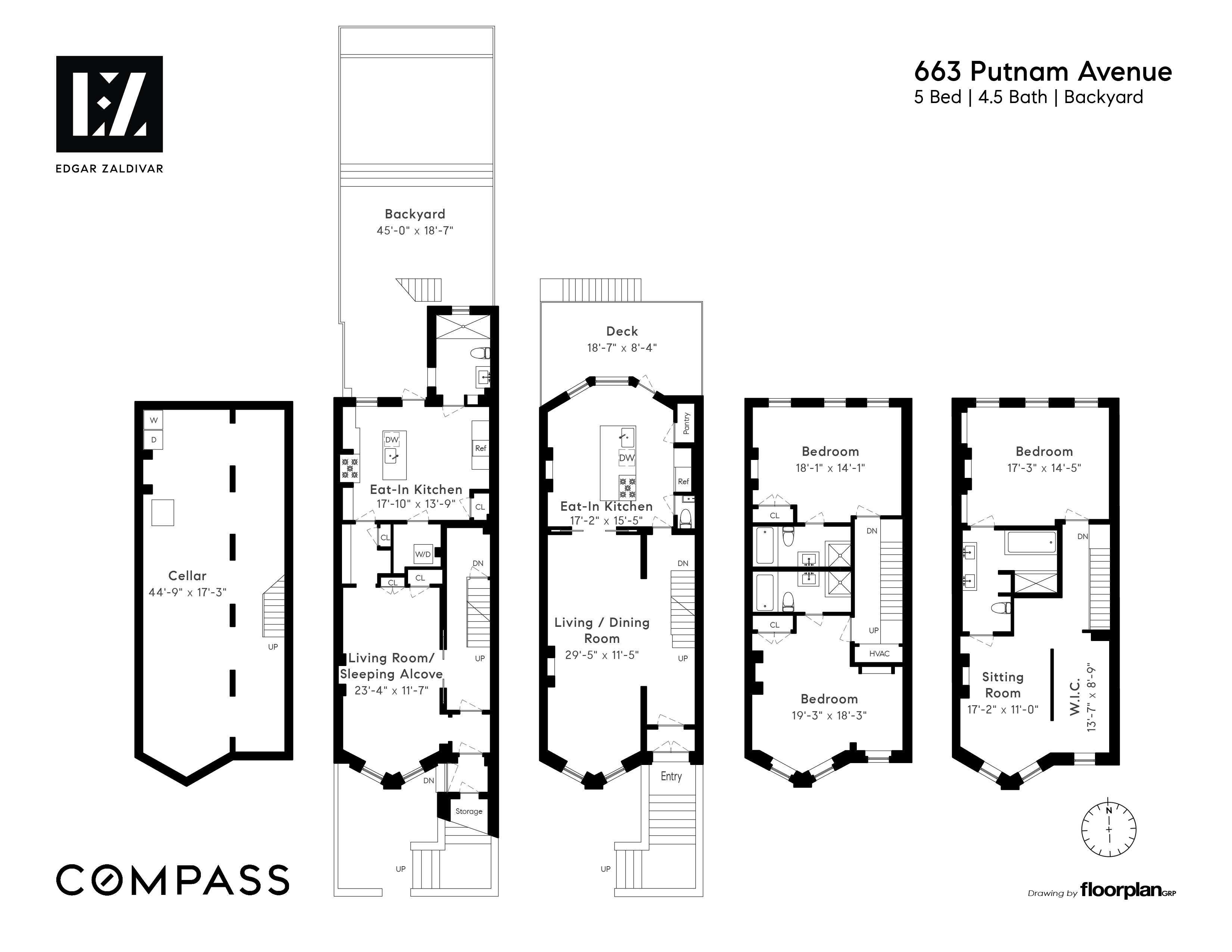 Floorplan for 663 Putnam Avenue