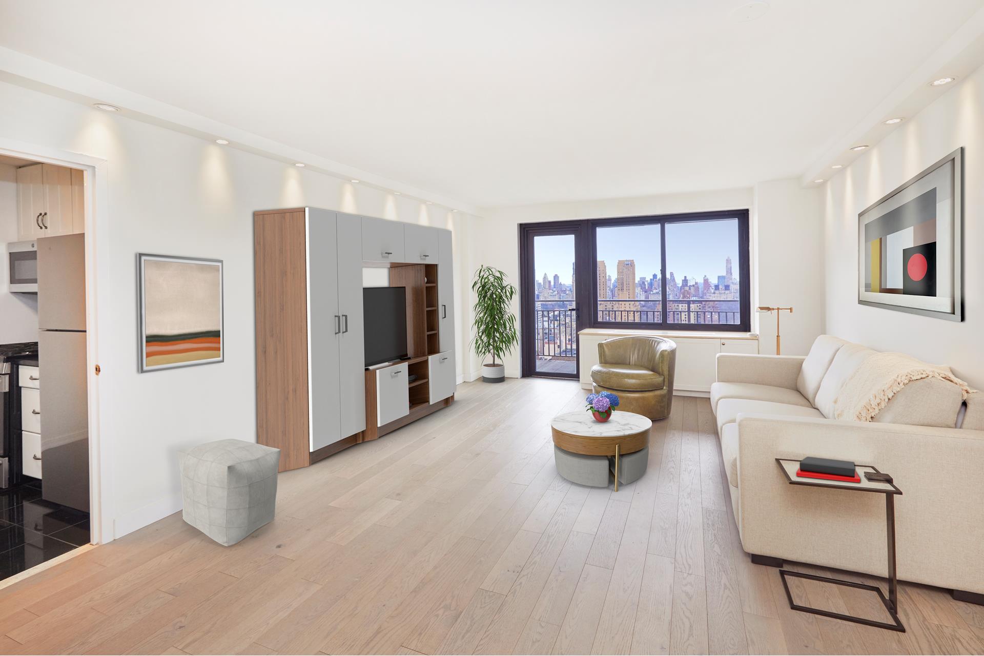 201 West 70th Street 33G, Lincoln Sq, Upper West Side, NYC - 1 Bedrooms  
1 Bathrooms  
3 Rooms - 