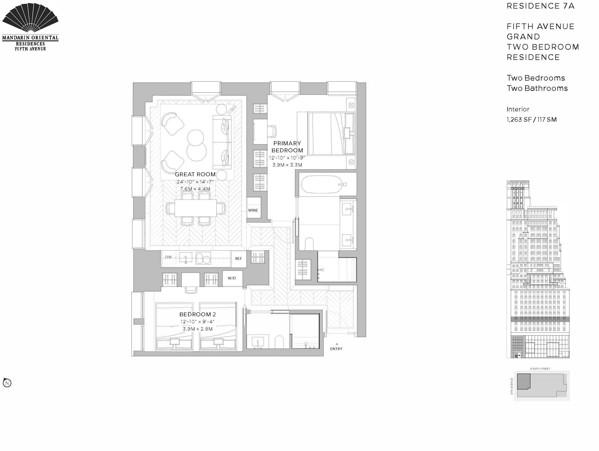 Floorplan for 685 5th Avenue, 7A