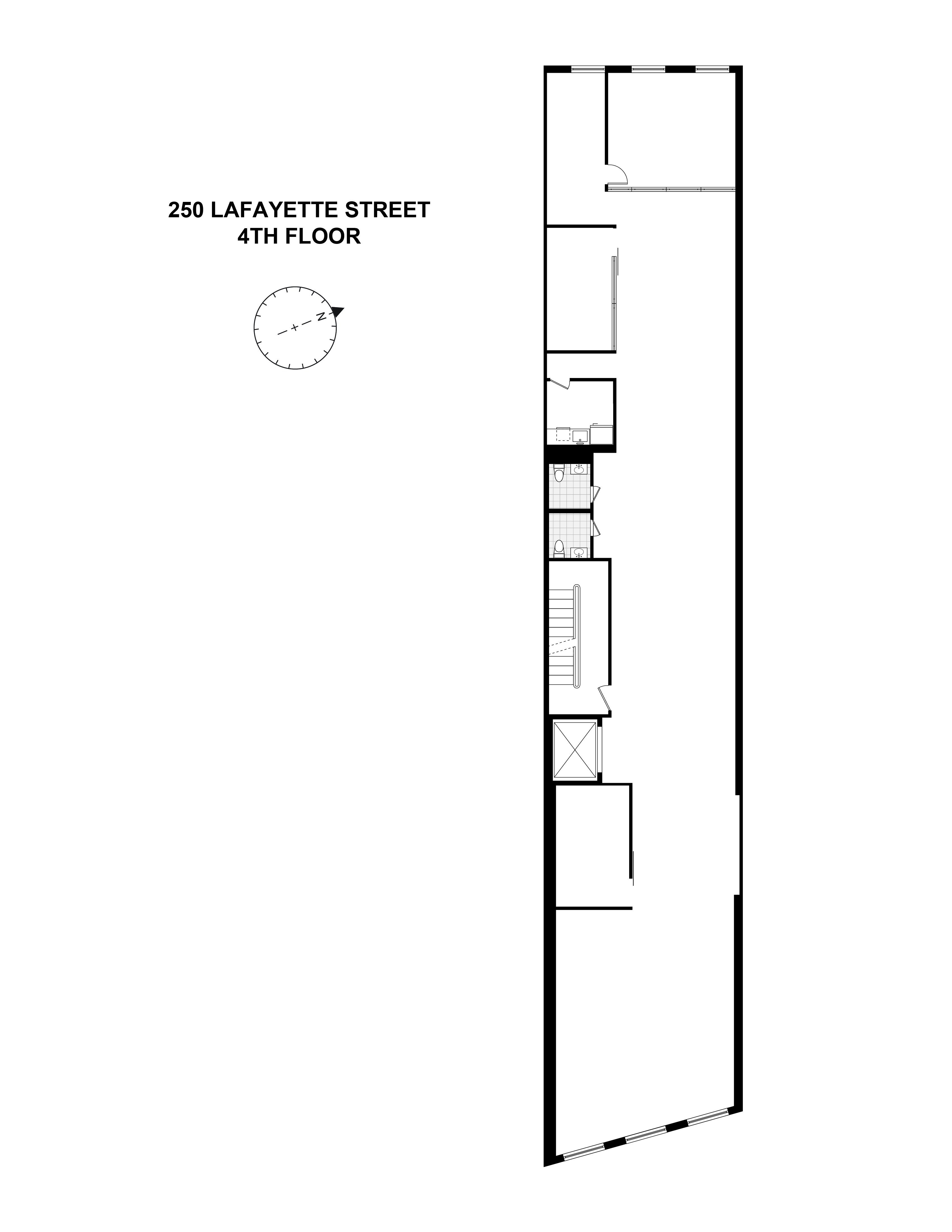 Floorplan for 250 Lafayette Street, 4