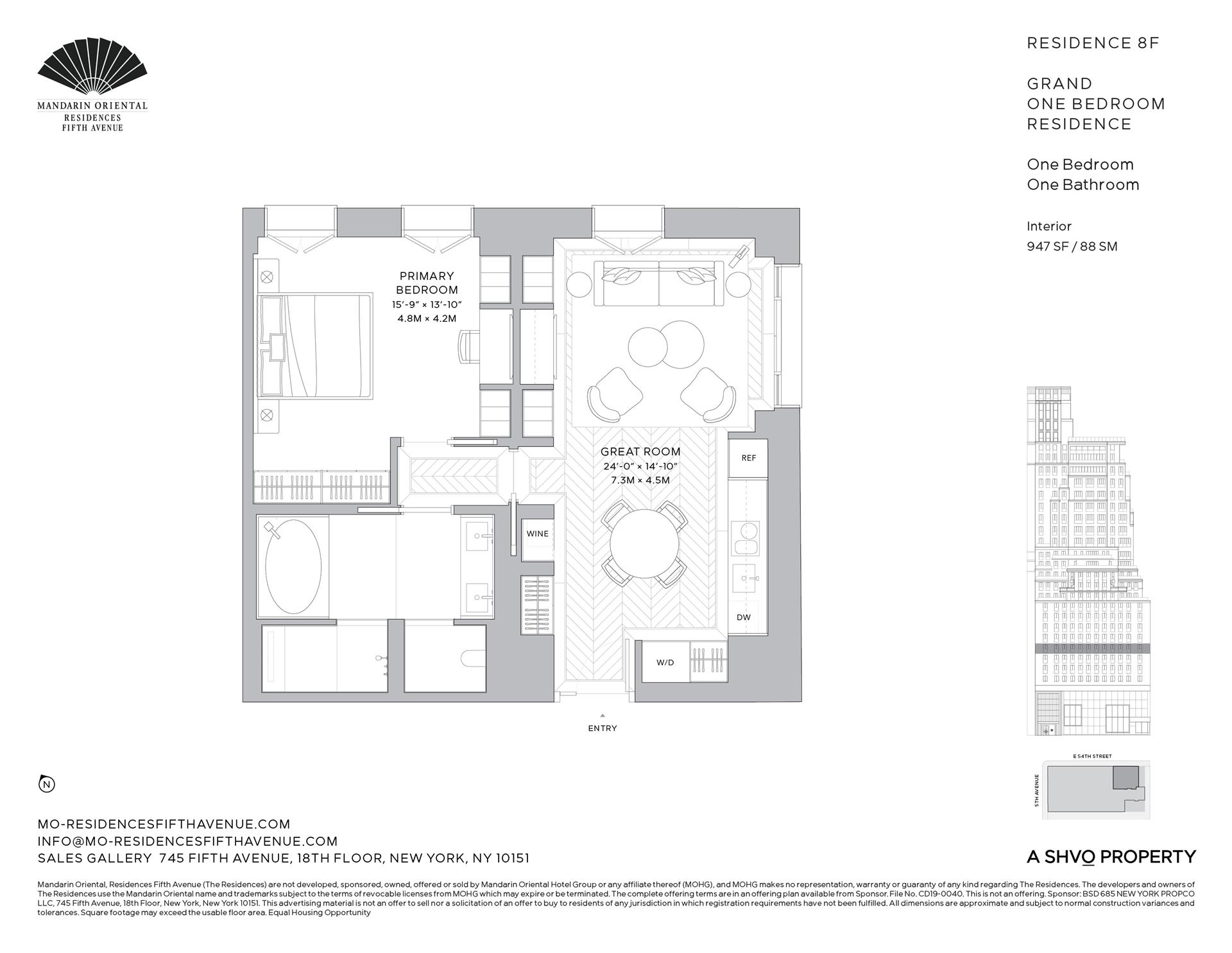 Floorplan for 685 5th Avenue, 8F