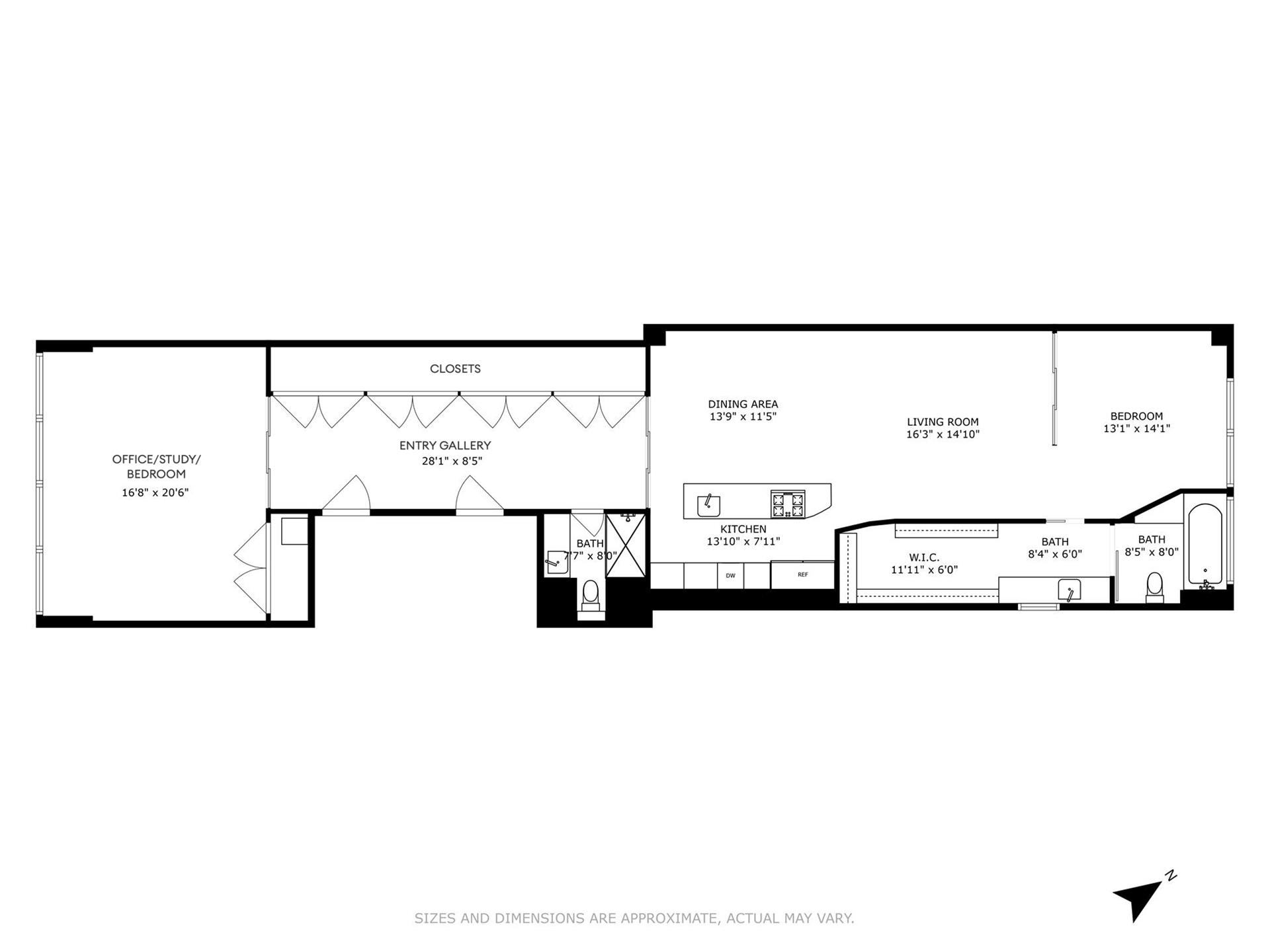 Floorplan for 29 West 15th Street, 4